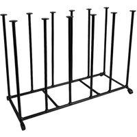 Garden Pride Compact Wellington Boot Stand 6 Pair, Black