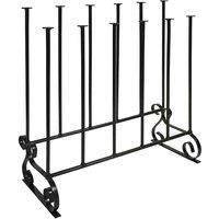Garden Pride Wellington Boot Stand 6 Pair, Black