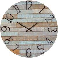Fifty Five South Castlewood Fir Wood Clock, Multi