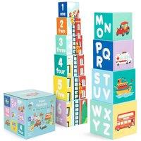 Boppi Stacking Cubes - Vehicles, Multi