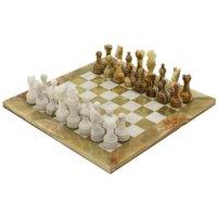 Italfama The Alghero Onyx And Marble Chess Set, Multi
