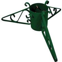 Garden Pride Scrolled Christmas Tree Stand Green 5inch Diameter, Green