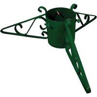 Garden Pride Scrolled Christmas Tree Stand Green 6inch Diameter, Green