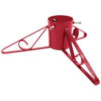 Garden Pride Scrolled Sussex Christmas Tree Stand Red 5.5inch Diameter, Red