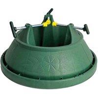 Garden Pride Round Volcano Christmas Tree Stand - Green - 7inch Diameter, Green