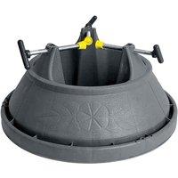 Garden Pride Round Volcano Christmas Tree Stand - Grey - 7inch Diameter, Grey