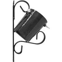 Garden Pride Wall Mounted Christmas Tree Holder 11.5Cm Diameter, Black
