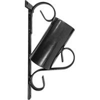 Garden Pride Wall Mounted Christmas Tree Holder 7.5Cm Diameter, Black