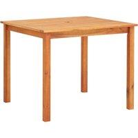 vidaXL Garden Table 88x88x74 cm Solid Acacia Wood, Brown