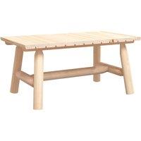 vidaXL Coffee Table 90x50x41 cm Solid Wood Spruce, Brown