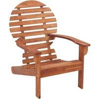 vidaXL Adirondack Chair Solid Acacia Wood, Brown