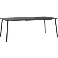 vidaXL Garden Table Anthracite 200x100x71 cm Steel, Grey