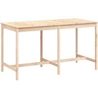 vidaXL Garden Table 203.5x90x110 cm Solid Wood Pine, Brown