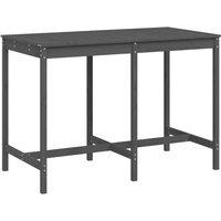 vidaXL Garden Table Grey 159.5x82.5x110 cm Solid Wood Pine, Grey
