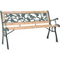 vidaXL Garden Bench 122 cm Wood, Brown