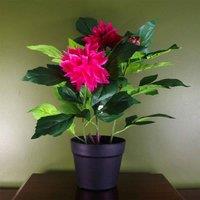 Artificial Dhalia Plant Flowers Flowering Plant Pink Botanik, Pink