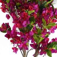 Artificial Pink Bougainvillea Tree 120Cm Flowering Blossom Botanik, Pink