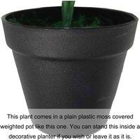 Artificial Foliage Plant Pot 40Cm Watermelon Realistic House Plants Botanik, Green