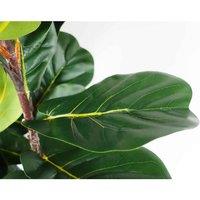 Botanik 120Cm Premium Artificial Fiddle Fig Tree, Green