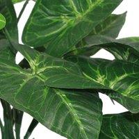 Leaf 45Cm Artificial Taro Plant - 45Cm Dark Taro, Green