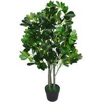 Leaf Artificial Ficus Tree Plant 95Cm Arboricola Plants, Green