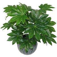 Leaf 60Cm Artificial Japanese Aralia Plant Evergreen, Green