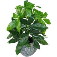Leaf Artificial Foliage Plant Pot 50Cm Artificial Money Tree Plants, Green