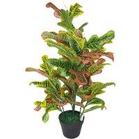 Leaf Artificial Plant 90Cm, Orange