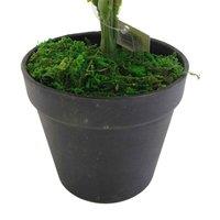 Leaf Large Artificial Fern Plant In Pot 50Cm Luxury, Green