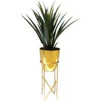 Leaf Artificial YUKka Tropical Plant 60Cm Agave Spiky Tropical Plants, Green