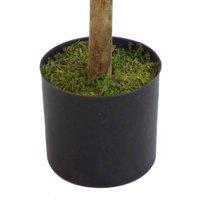 Leaf Artificial Boxwood Buxus Topiary Tree 120Cm Trunk, Green