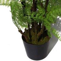 Leaf Artificial Fern Tree Plant Moss 150Cm Trees Plant, Green