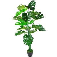 Leaf Artificial Monstera Cheese Plant 120Cm Plants, Green