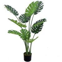 Leaf Artificial Monstera Cheese Plant 120Cm Tree, Green