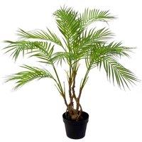 90Cm Leaf Design UK Large Realistic Artificial Palm Tree, Green