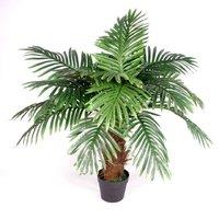 100Cm Leaf Design UK Large Realistic Artificial Palm Tree, Green
