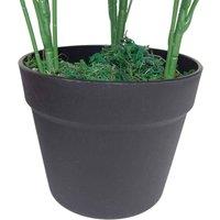 Leaf Artificial Bush Arboricola Plant 55Cm Small Bush, Green