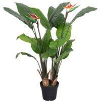Leaf 120Cm 4Ft Artificial Bird Of Paradise Plant strelitzia - Extra Large, Green