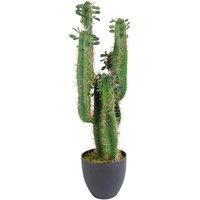 Leaf 75Cm Premium Artificial Cactus With Pot, Green