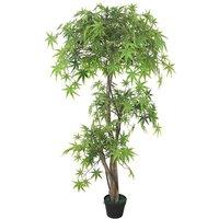 Leaf Artificial Trees 150Cm Japanese Acer Trunk, Green