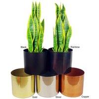 Leaf 150Cm Twisted Trunk Artificial Japanese Fruticosa Ficus Tree Black Planter, Green