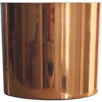 Leaf 65Cm Artificial Realistic Bamboo Shrub Plant With Copper Metal Planter, Green