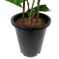 Leaf 90Cm Artificial Hydrangea Plant Blue With 200 Flowers, Blue