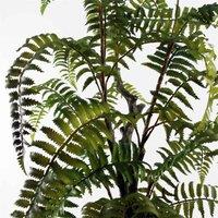 Leaf 70Cm Artificial Fern Tree In Decorative Planter, Green