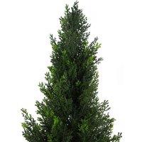 Leaf Artificial Cypress Uv Cedar Topiary Tree Artificial 120Cm Plant, Green
