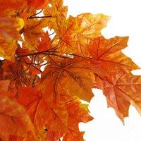 Leaf Artificial 125Cm Extra Large Artificial Autumn Maple Acer Tree, Orange