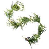 Leaf 180Cm Artificial Hanging Trailing Fern Garland Plant, Green