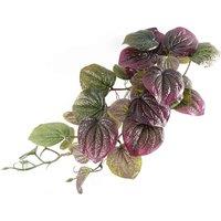 Leaf 35Cm Artificial Trailing Purple Potted Pothos Plant, Purple