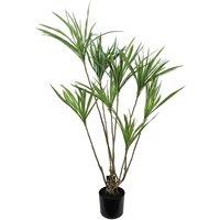 Leaf 125Cm Dragon Tree Dracaena Plant Natural Look Artificial, Green