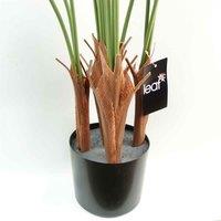 Leaf 150Cm Artificial Areca Palm Tree Potted In Black Pot, Green